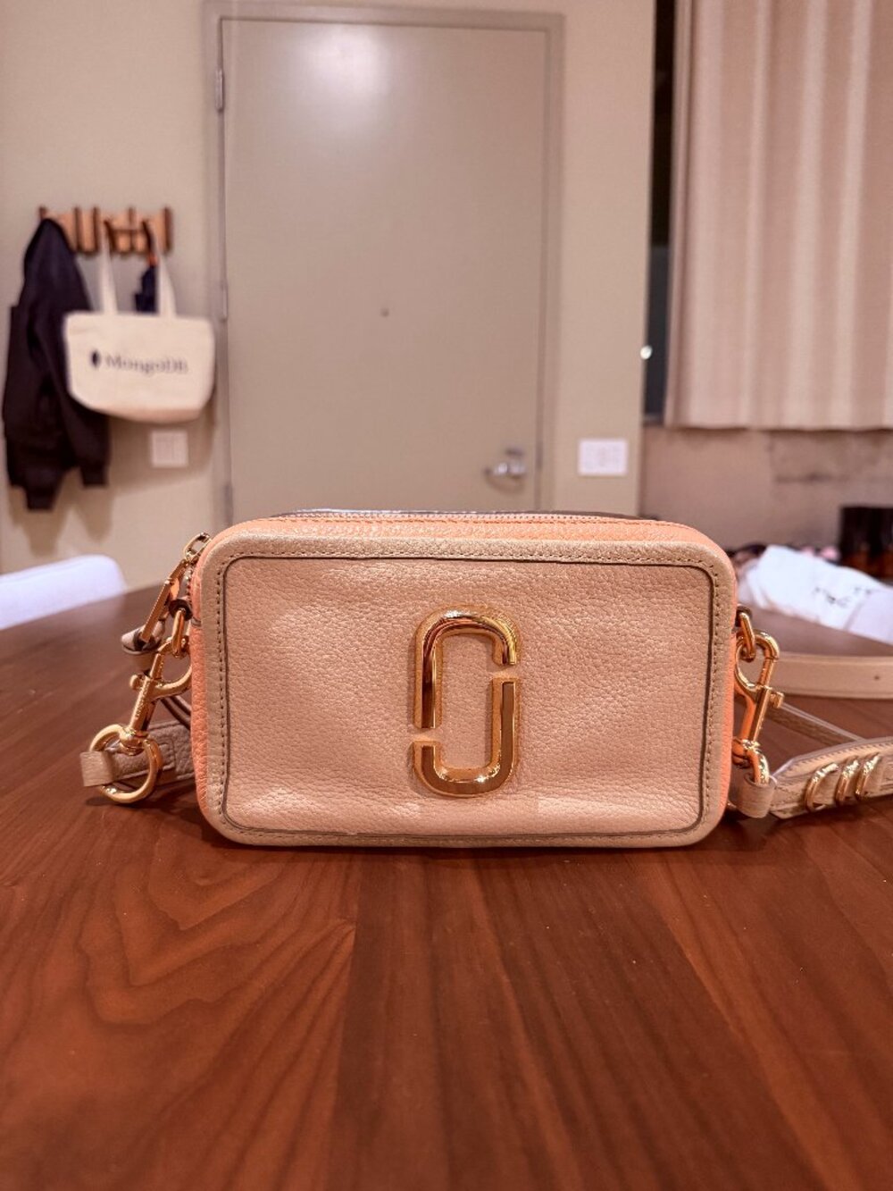 Marc Jacobs The Softshot 21 in Pink Beige